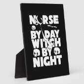 Halloween Nurse By Day Witch By Nights Fotoplatte (Seite)