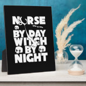 Halloween Nurse By Day Witch By Nights Fotoplatte (Seite)