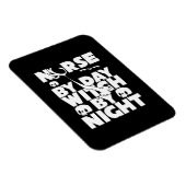 Halloween Nurse By Day Witch By Nights Magnet (Rechte Seite)