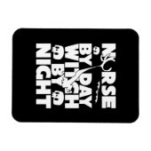 Halloween Nurse By Day Witch By Nights Magnet (Horizontal)