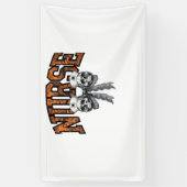 Halloween Nurse Coquette Bow Classic T - Shirt Banner (Vertikal)