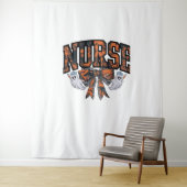 Halloween Nurse Coquette Bow Fall Classic T - Shir Wandteppich (Beispiel)