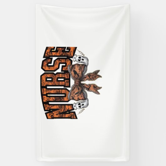 Halloween Nurse Coquette Bow Spooky Classic T-Shir Banner (Vertikal)