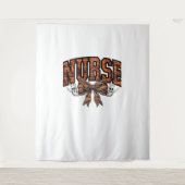 Halloween Nurse Coquette Bow Spooky Classic T-Shir Wandteppich (Vorderseite)