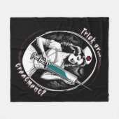 Halloween Nurse Fleecedecke (Vorderseite (Horizontal))