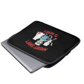 Halloween Nurse Funny Ghost Skeleton Zombie Essent Laptopschutzhülle (Vorne Knopf)