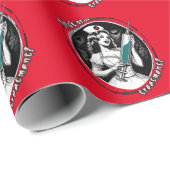 Halloween Nurse Geschenkpapier (Rolleneckpunkt)