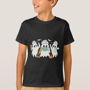 Halloween Nurse Ghost Nurses Medical Halloween Hea T-Shirt