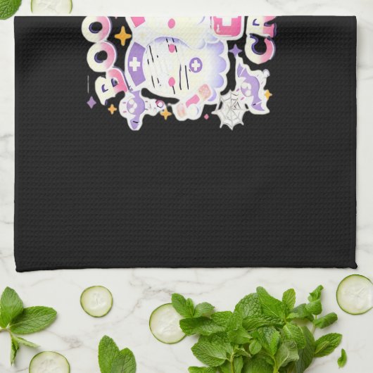 Halloween Nurse Ghost Squad Boo Boo Crew Funny Spi Geschirrtuch (Gefaltet)