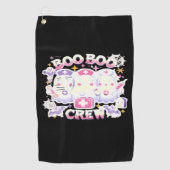 Halloween Nurse Ghost Squad Boo Boo Crew Funny Spi Golfhandtuch (Vorderseite)
