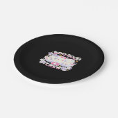 Halloween Nurse Ghost Squad Boo Boo Crew Funny Spi Pappteller (Schrägansicht)