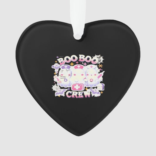 Halloween Nurse Ghost Squad Boo Boo Crew Funny Spo Ornament (Vorderseite)