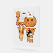 Halloween Nurse Gift Acrylschild (Winkel)