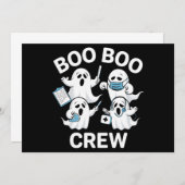 Halloween Nurse Gift Boo Boo Crew Nurse Einladung (Vorne/Hinten)