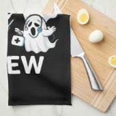 Halloween Nurse Gift Boo Boo Crew Nurse Geschirrtuch (Viertel Falte)