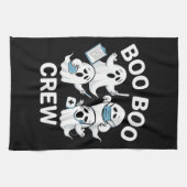 Halloween Nurse Gift Boo Boo Crew Nurse Geschirrtuch (Horizontal)