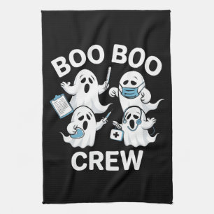 Halloween Nurse Gift Boo Boo Crew Nurse Geschirrtuch