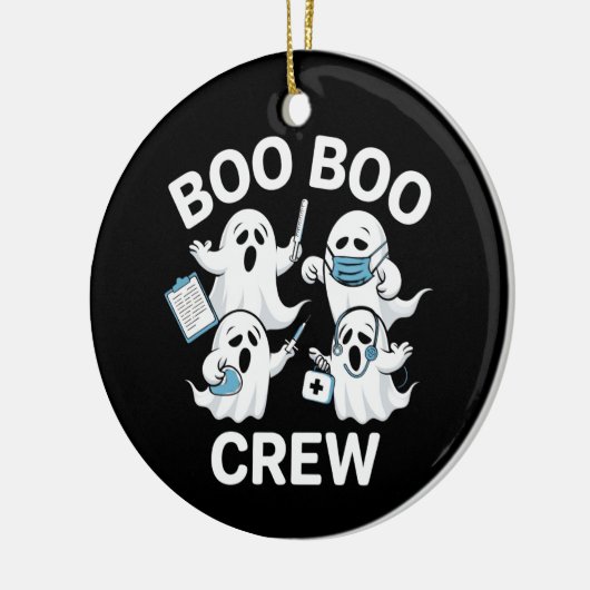 Halloween Nurse Gift Boo Boo Crew Nurse Keramik Ornament (Links)