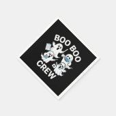 Halloween Nurse Gift Boo Boo Crew Nurse Serviette (Ecke)