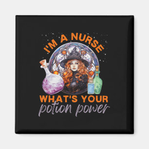 Halloween Nurse Ich bin eine Krankenschwester Was Magnet