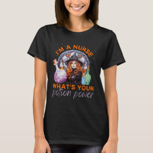 Halloween Nurse Ich bin eine Krankenschwester Was T-Shirt
