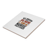 Halloween Nurse Practitioner Besen Zerbrochen Vint Fliese (Seite)