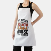 Halloween Nurse Practitioner Besen Zerbrochen Vint Schürze (InSitu)