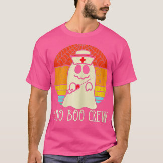 Halloween Nurse Practitioner Boo Crew, Nurse Hallo T-Shirt