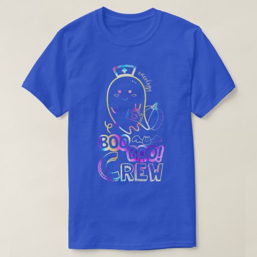 Halloween Nurse Practitioner Boo Crew, Nurse Hallo T-Shirt (Design vorne)