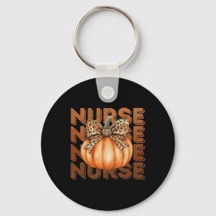 Halloween Nurse Pumpkin Nursing Scrub Top-Kostüm Schlüsselanhänger