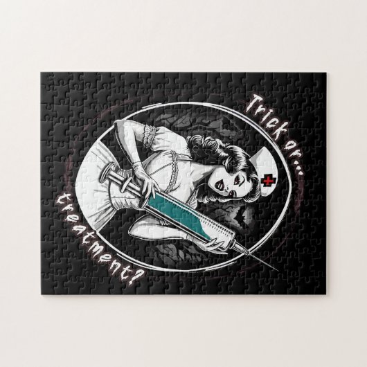 Halloween Nurse Puzzle (Horizontal)