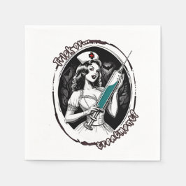 Halloween Nurse Serviette