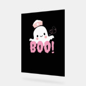 Halloween Nurse Shirts Women Boo! T - Shirt Ghost Acrylschild (Winkel)