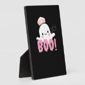 Halloween Nurse Shirts Women Boo! T - Shirt Ghost Fotoplatte (Seite)