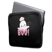Halloween Nurse Shirts Women Boo! T - Shirt Ghost Laptopschutzhülle (Vorderseite Links)