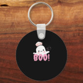 Halloween Nurse Shirts Women Boo! T - Shirt Ghost Schlüsselanhänger (Vorderseite)