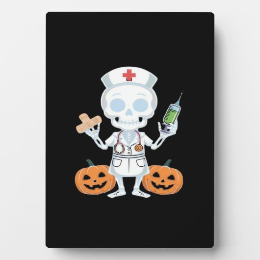Halloween Nurse Skeleton Essential T-Shirt Fotoplatte (Vorderseite)