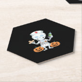Halloween Nurse Skeleton Essential T - Shirt Untersetzer (angewinkelt)