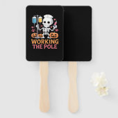 Halloween Nurse Skeleton Funny Joke Essential T-Sh Fächer (Vorne und Hinten)