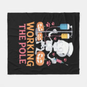 Halloween Nurse Skeleton Funny Joke Essential T-Sh Fleecedecke (Vorderseite (Horizontal))