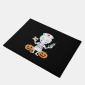 Halloween Nurse Skeleton Funny Joke Essential T-Sh Fußmatte (Schrägansicht)