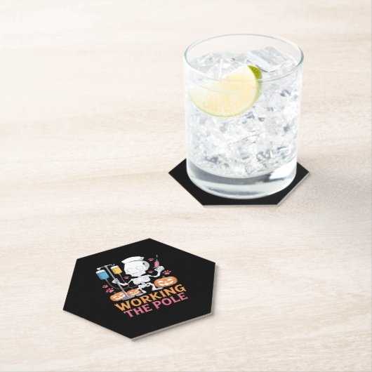 Halloween Nurse Skeleton Funny Joke Essential T-Sh Untersetzer (Vor Ort)