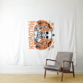 Halloween Nurse Skelett Essenzieller T - Shirt_1 Wandteppich (Beispiel (Horizontal))