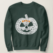 Halloween Nurse, Spooky Nurse, Cute Pumkin Nurse. Sweatshirt (Design vorne)