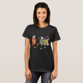 Halloween Nurse Stethoscope Niedlich Scrub Top Cos (Vorne ganz)