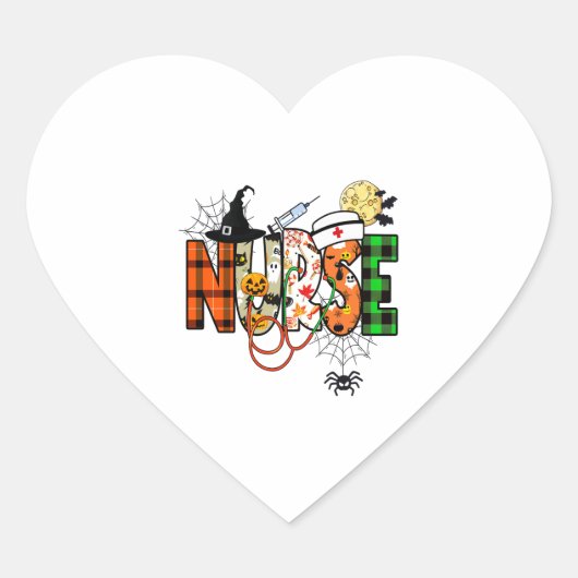 Halloween Nurse Sticker (Vorderseite)
