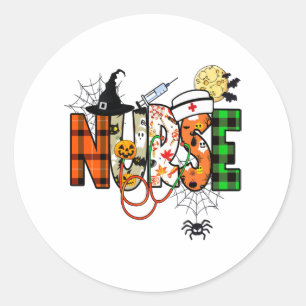 Halloween Nurse Sticker
