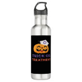 Halloween Nurse Trick oder Treatment Classic T - S Edelstahlflasche (Vorderseite)