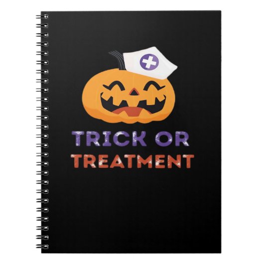 Halloween Nurse Trick oder Treatment Classic T - S Notizblock (Vorderseite)