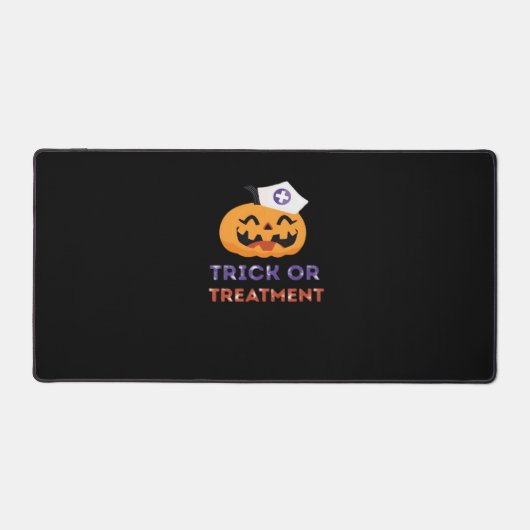 Halloween Nurse Trick oder Treatment Classic T - S Schreibtischunterlage (Vorderseite)